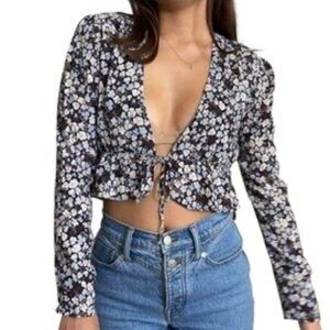 Sunday Best floral crop top
